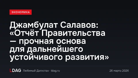 Джамбулат Салавов: «Отчёт Правительства — прочная основа для дальнейшего устойчивого развития»