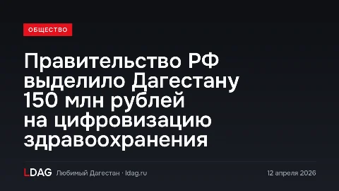 Правительство РФ выделило Дагестану 150 млн рублей на цифровизацию здравоохранения