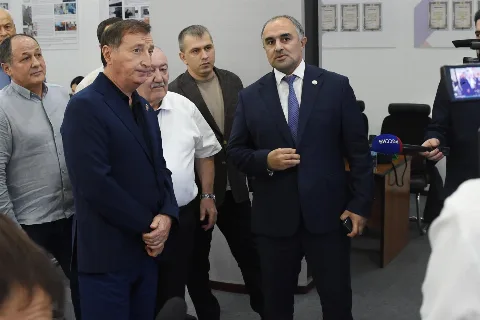 Заур Аскендеров проверил Центр общественного наблюдения за выборами в Дагестане