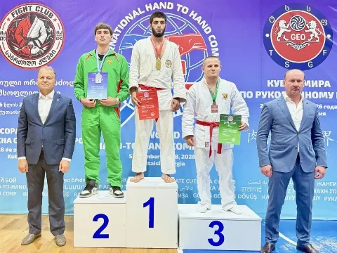 Саид Рагимов из Дагестана стал чемпионом мира по рукопашному бою среди юниоров