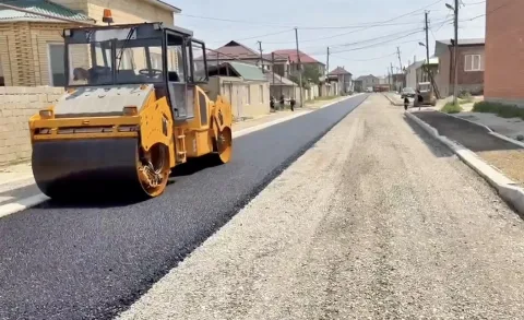 В поселке Семендер Махачкалы ремонтируют улицу Кади Абакарова
