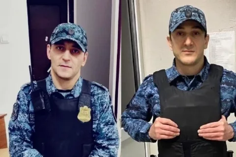 Пристав Анзор Гасанов и Махач Далгатов спасли женщину с приступом эпилепсии в Верховном суде Дагестана