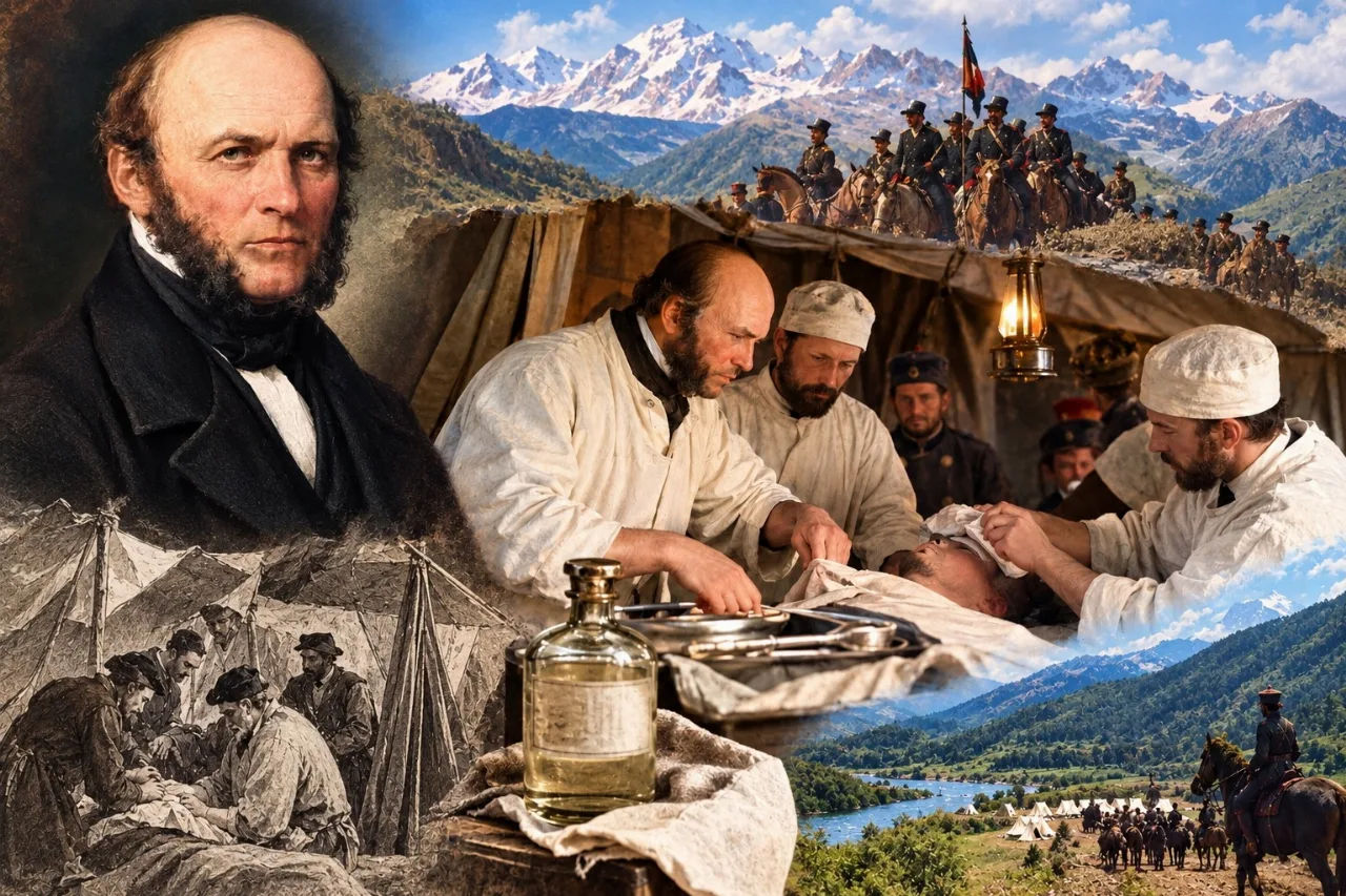Николай Пирогов впервые применил эфирный наркоз в Дагестане в 1847 году