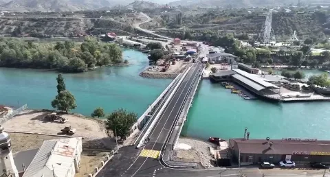 В Дагестане открыли отремонтированный мост через Сулак после телемоста из Краснодара