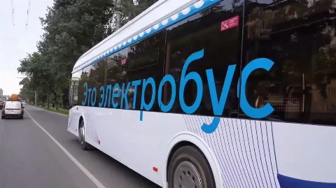 Махачкала тестирует электробус на маршруте № 5 с бесплатным проездом по выходным