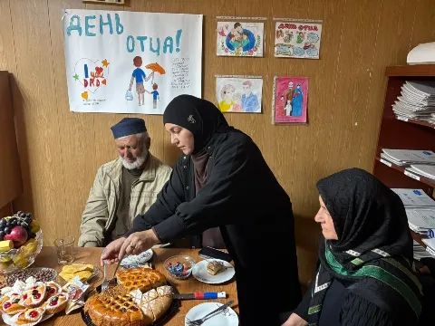 В Агульском районе провели встречу семей в честь Дня отца