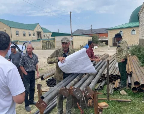 В Акушинском районе началось строительство газовых сетей для 3,5 тысяч жителей