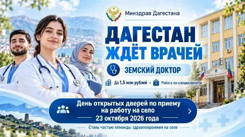 Минздрав Дагестана ищет врачей и фельдшеров по программе «Земский доктор»
