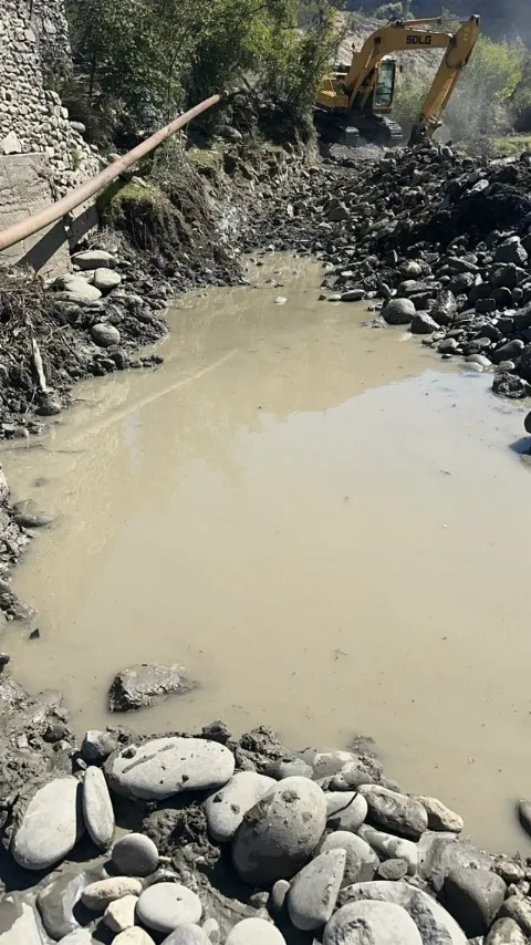 В Гергебильском районе для ремонта водопровода доставлены расширительные колонки