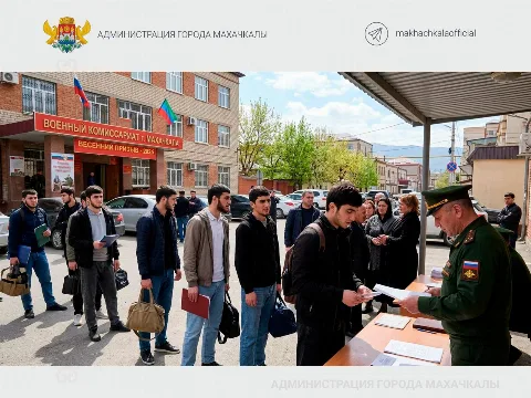 В Махачкале началась весенняя призывная кампания с круглогодичным графиком