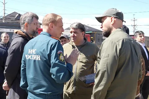 Мэр Махачкалы Джамбулат Салавов проинспектировал объекты, пострадавшие от подтоплений