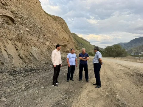 Ризван Газимагомедов проинспектировал восстановление дорог в Унцукульском и Гергебильском районах Дагестана